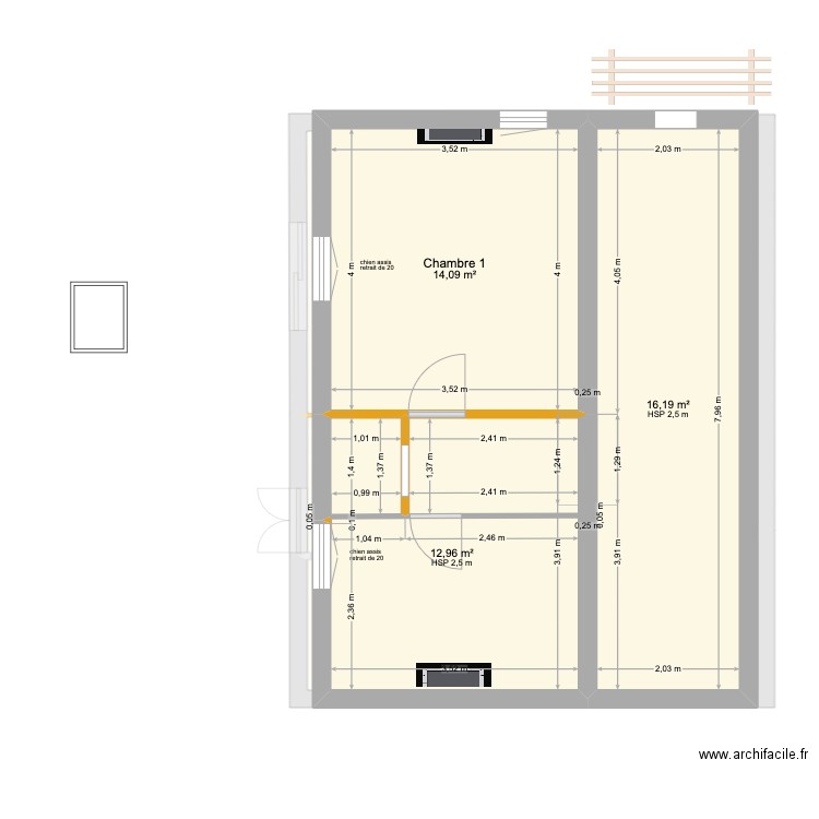 rez de chaussee maison brehat . Plan de 0 pièce et 0 m2