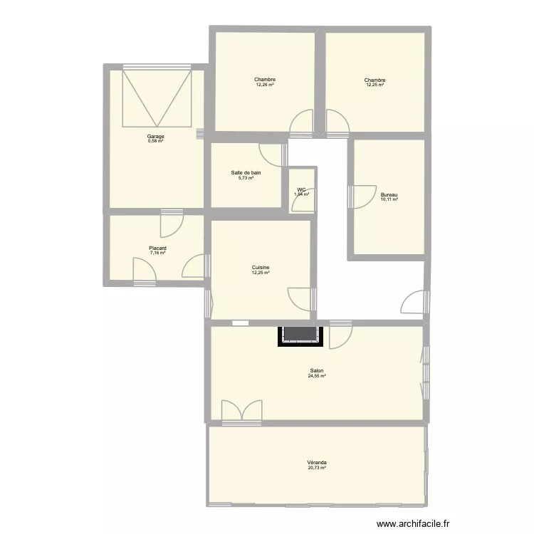 Théo Maison 1. Plan de 10 et 122 m² Théo Maison 1. Plan de 10 et 122 m²