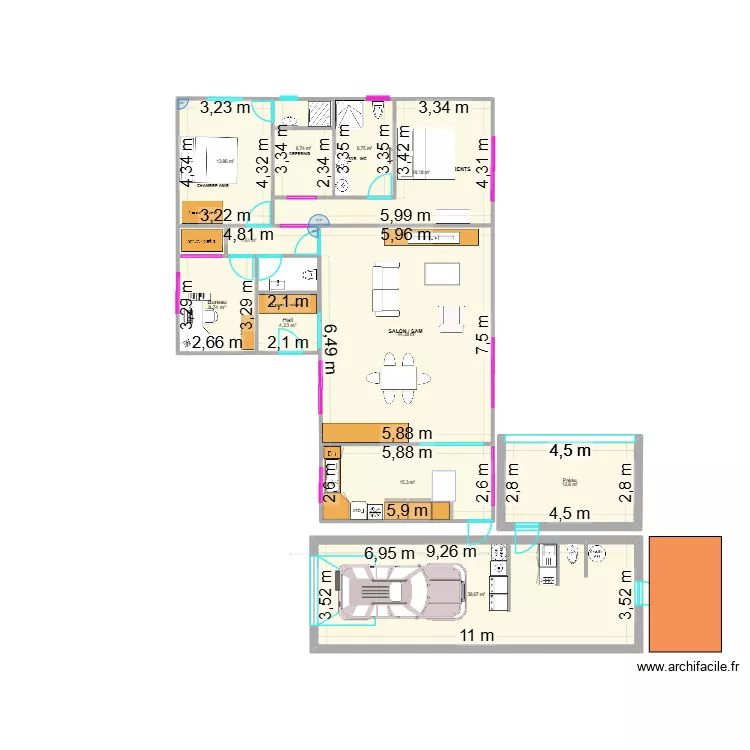 Projet 85 pont habert 1 B. Plan de 