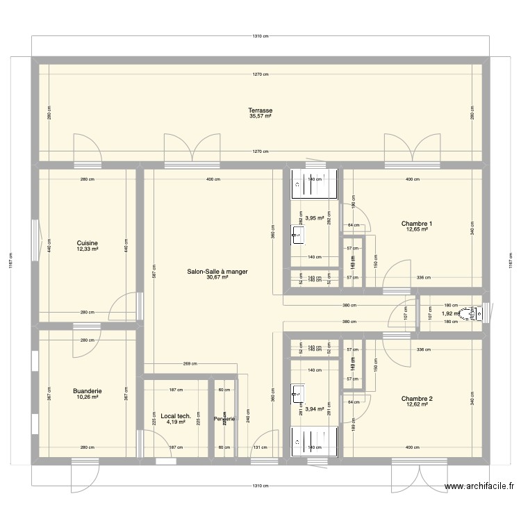 Maison MADA. Plan de 0 pièce et 0 m2