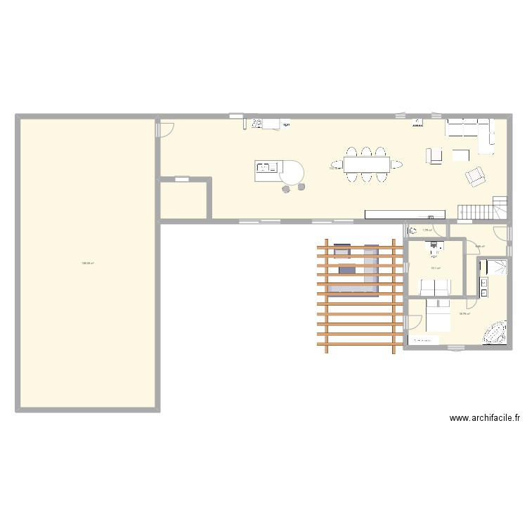 MAISON rdc. Plan de 0 pièce et 0 m2