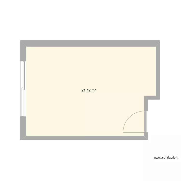 Bureau Ortho Margot. Plan de 1 et 21 m² Bureau Ortho Margot. Plan de 1 et 21 m²