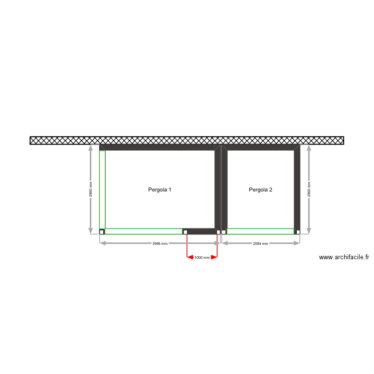 BR JIQUIAUX . Plan de 2 pièces et 15 m2