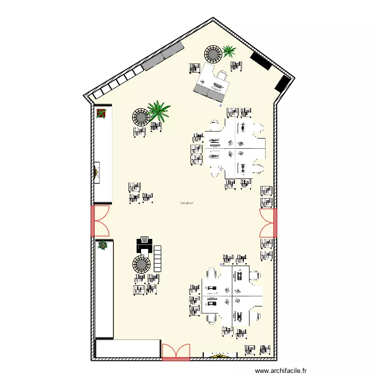 trac agencement. Plan de 