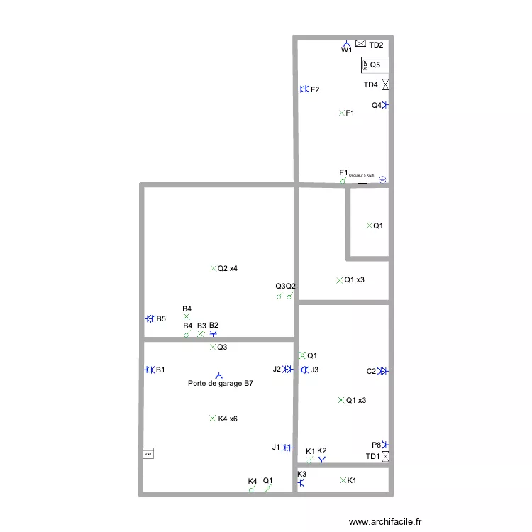 Electricité Visé. Plan de Electricité Visé. Plan de