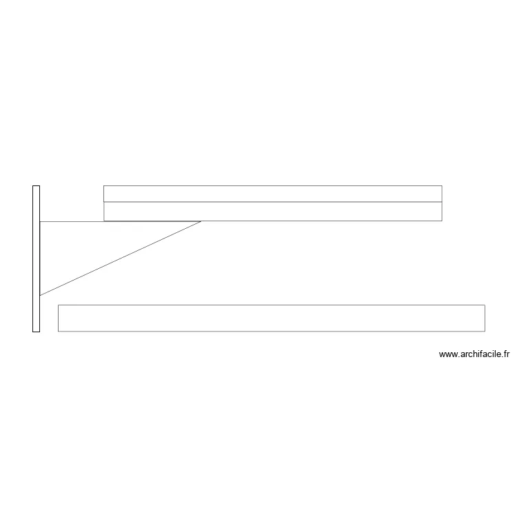projection lat&eacute;rale Gunvor. Plan de 