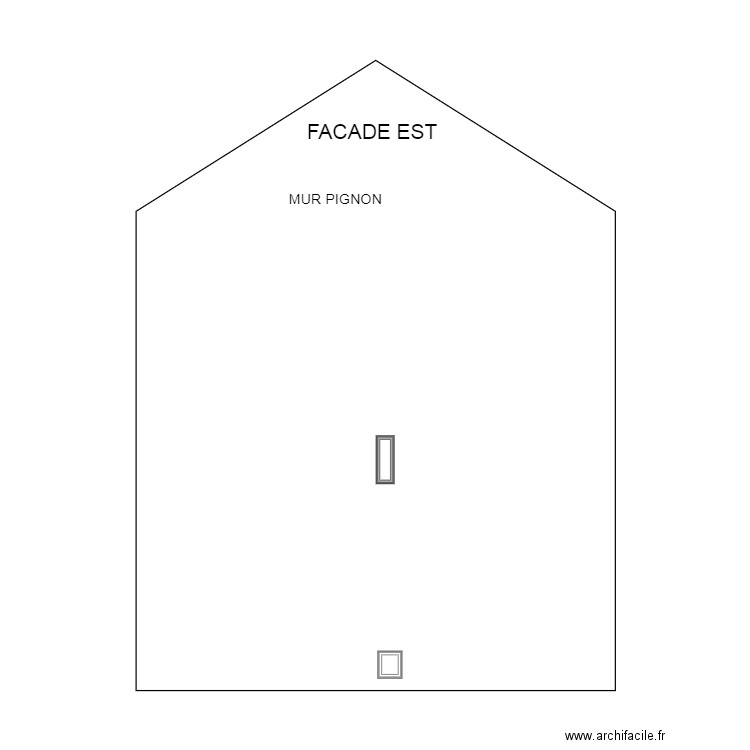 MUR PIGNON CLAMART. Plan de 0 pièce et 0 m2