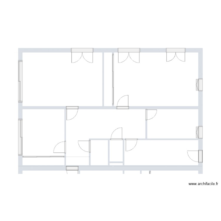 RT 25-460 De La Fournière Garage vierge. Plan de 0 pièce et 0 m2