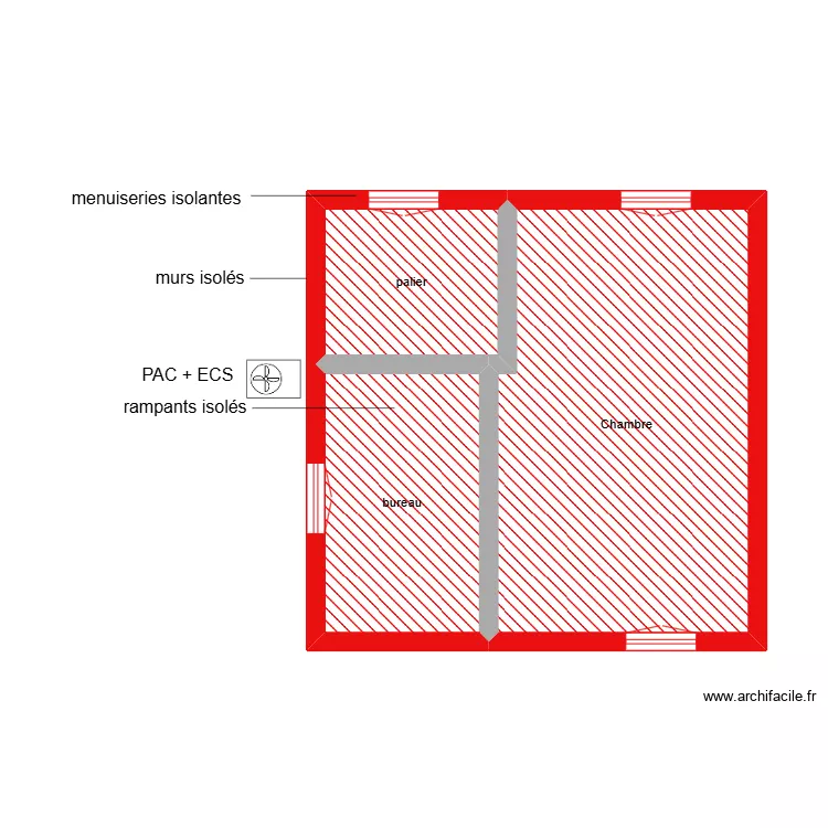 lascaud &eacute;tage &eacute;tape 2. Plan de 