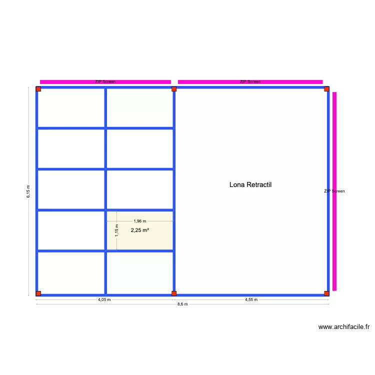Felix CASCAIS. Plan de 