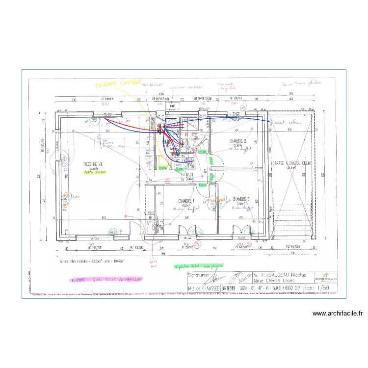 HERBAUDEAU HYDRAULIQUE. Plan de 