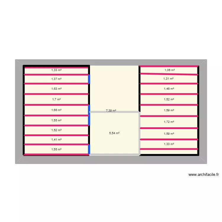 rdc Montreuil. Plan de rdc Montreuil. Plan de