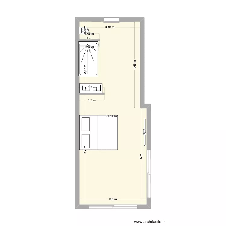 kergoat. Plan de 1 et 31 m² kergoat. Plan de 1 et 31 m²