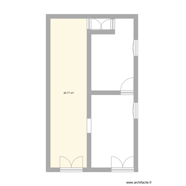 local aeml. Plan de 0 pièce et 0 m2
