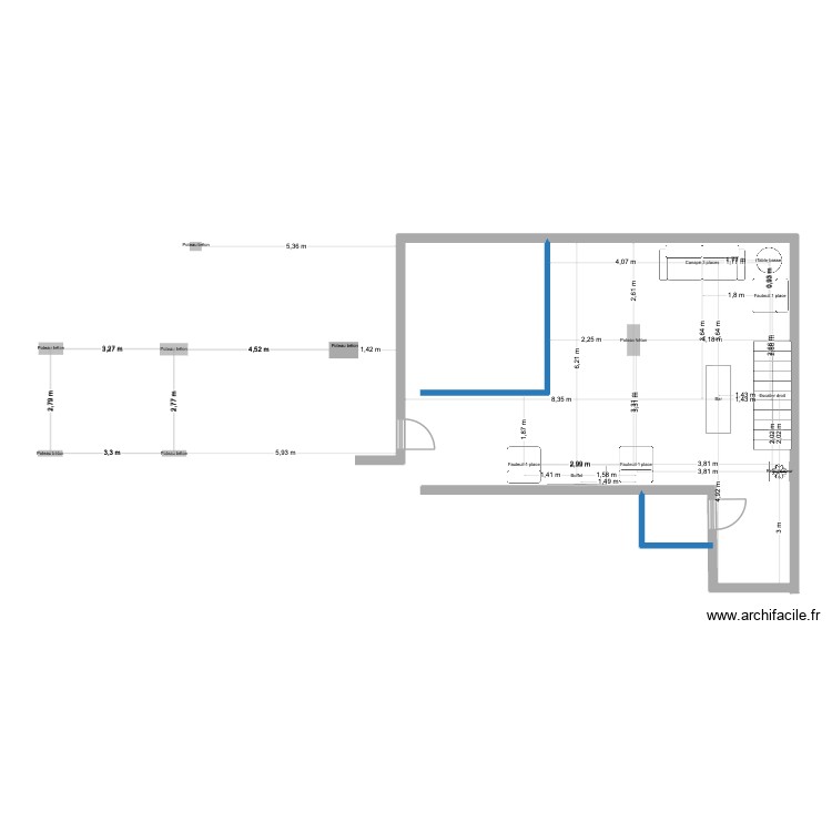 Plan RDC BHK. Plan de 0 pièce et 0 m2