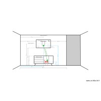 Plan  électrique mur chambre parents
