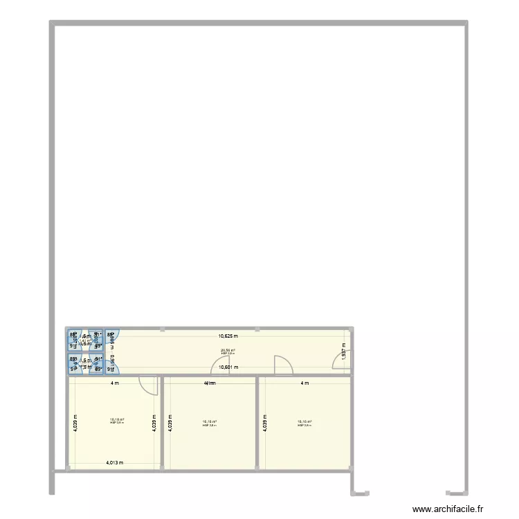 Petit Sati kinkole3. Plan de 6  et 72 m²