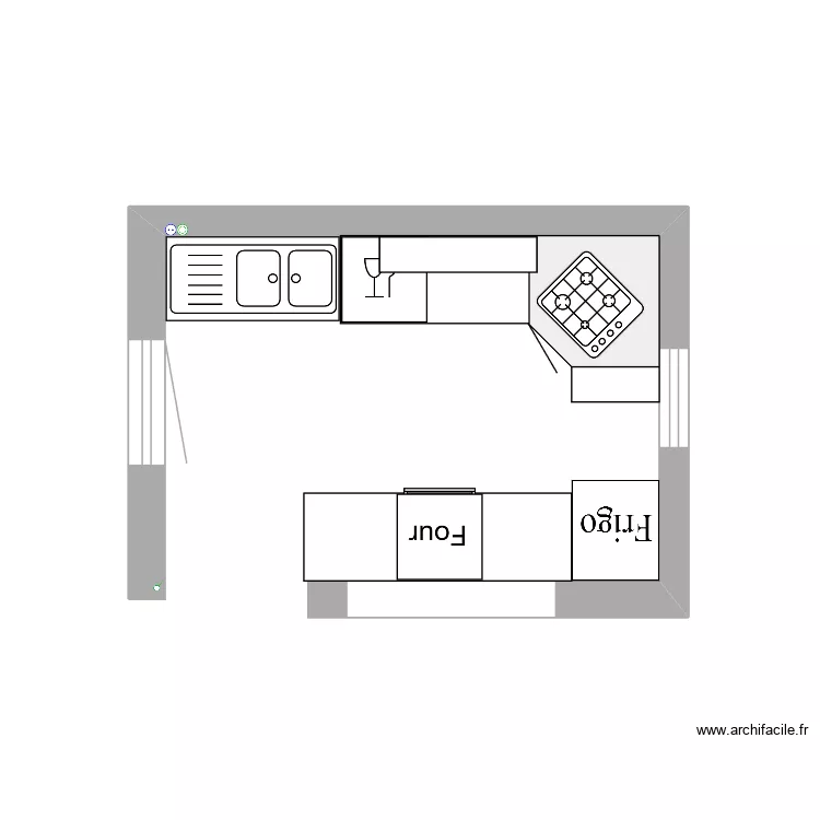 Cusine A. Plan de Cusine A. Plan de