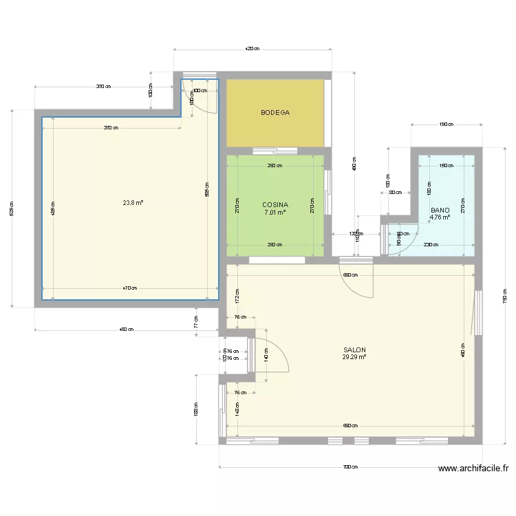 CASA CARDENAS. Plan de 