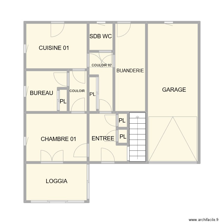PLAN AIMARGUES. Plan de 15 pièces et 48 m2