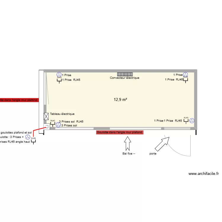 bugalow vente. Plan de 