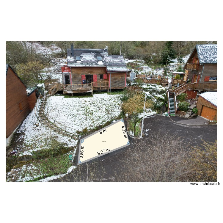 CARPORT. Plan de 1 pièce et 33 m2
