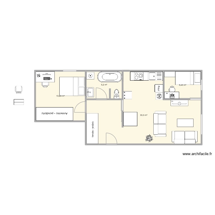 ERmitage. Plan de 0 pièce et 0 m2