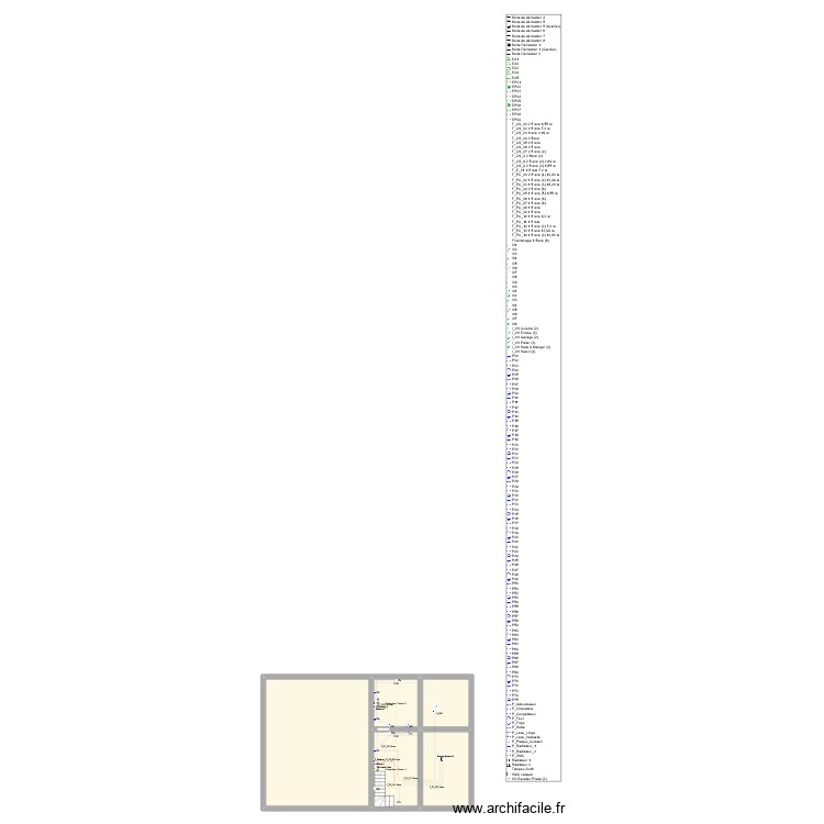 Plan Electrique 1801. Plan de 0 pièce et 0 m2