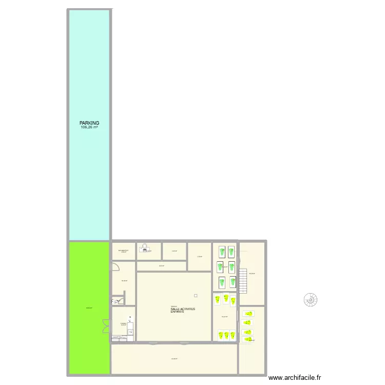 SO_V05. Plan de 16 Pièces et 383 m²