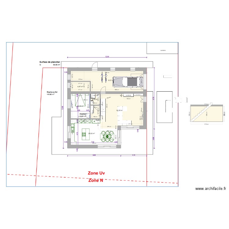 Premier ETAGE3. Plan de 0 pièce et 0 m2