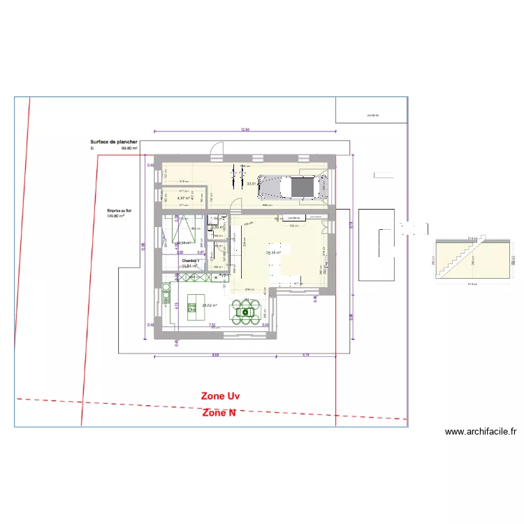 Premier ETAGE3. Plan de 