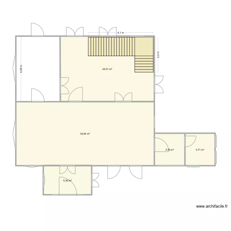 Baan Isara. Plan de 5  et 71 m²