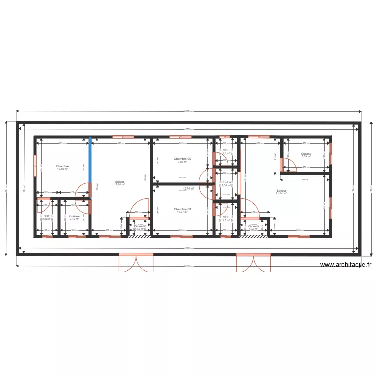 obambi plateau R.D.C. Plan de 