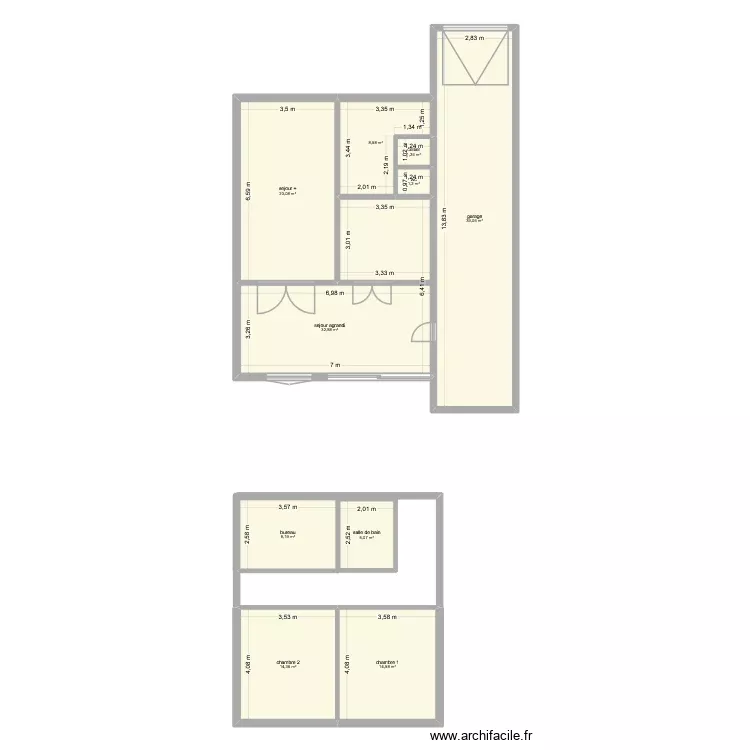 RDC. Plan de 10 Pièces et 149 m² RDC. Plan de 10 Pièces et 149 m²