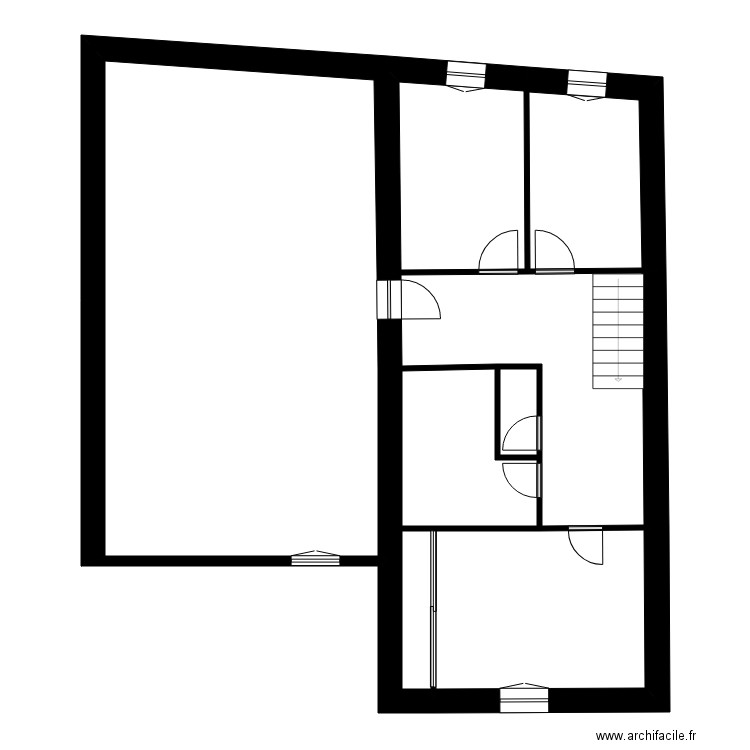 JEANNIN. Plan de 12 pièces et 226 m2