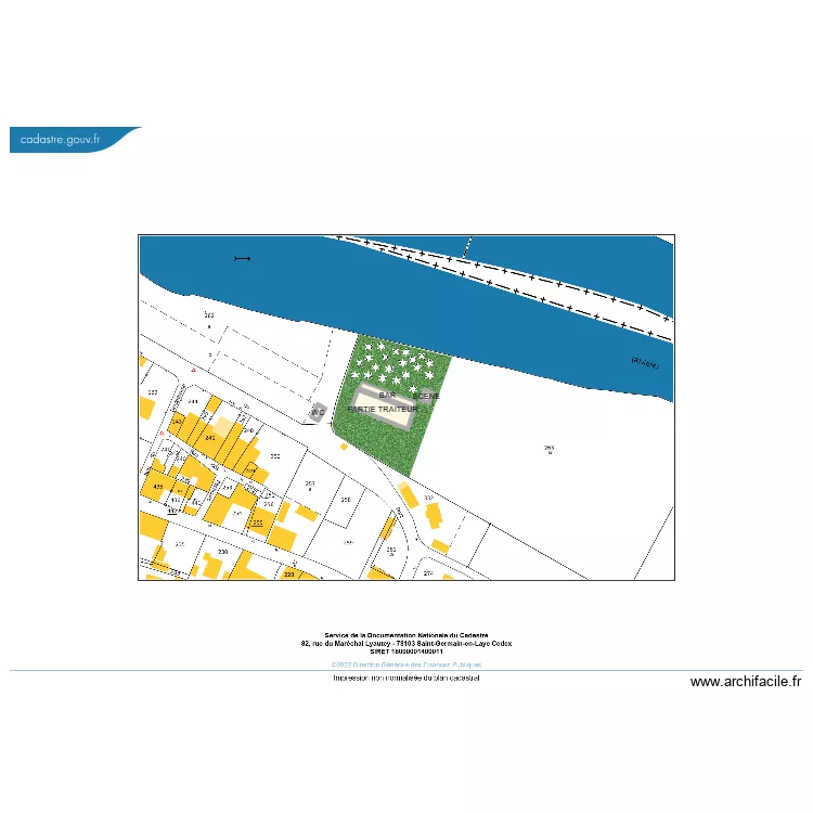 PLAN CADASTRALE. Plan de 4  et 16 m²
