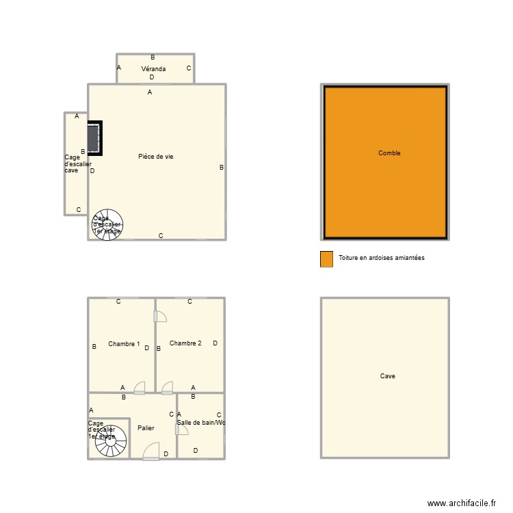 226. Plan de 10 pièces et 30 m2