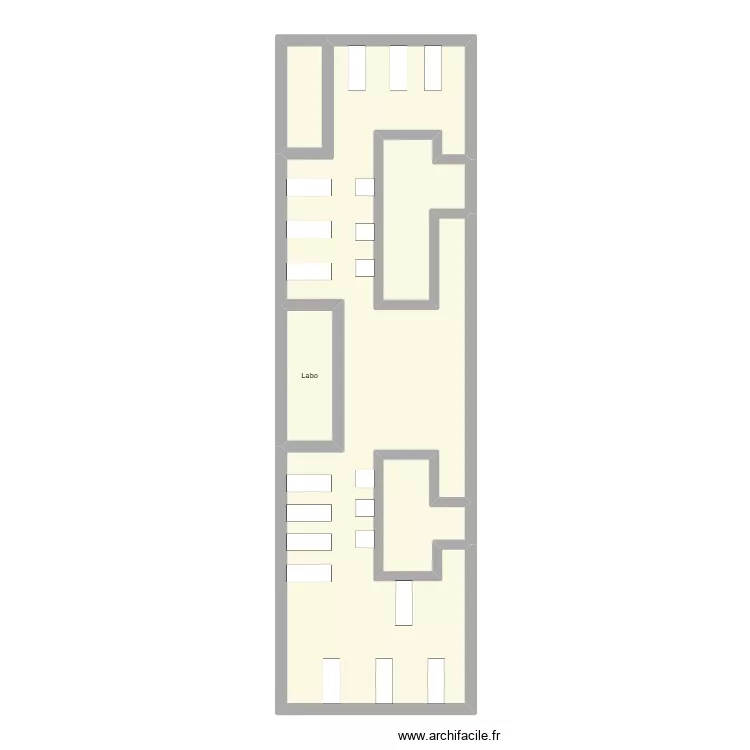 desk. Plan de 5  et 65 m²