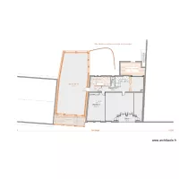 Plan etage avec SDB
