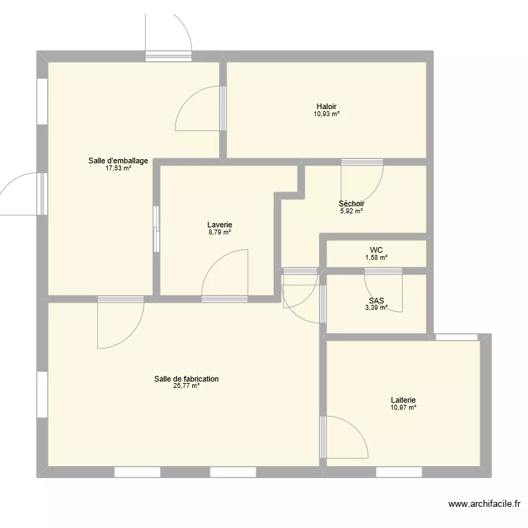 Bonifé - Fromagerie. Plan de Bonifé - Fromagerie. Plan de