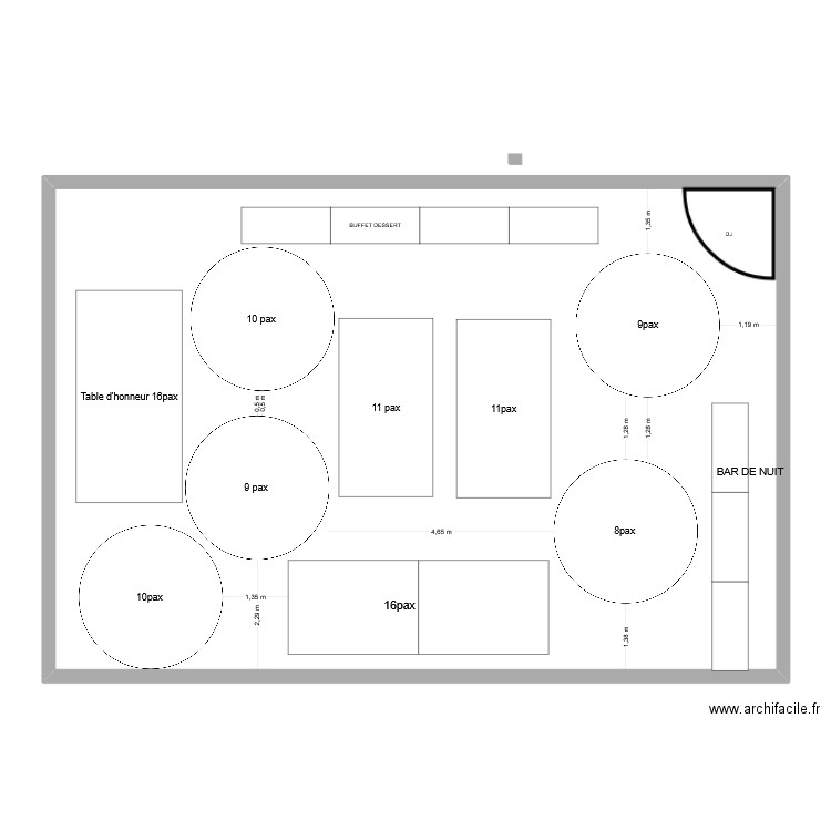 BLANCHARD MARIAGE PLAN B. Plan de 1 pièce et 150 m2
