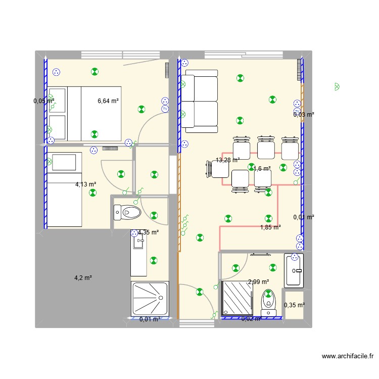 Olympiade 307 (4). Plan de 0 pièce et 0 m2