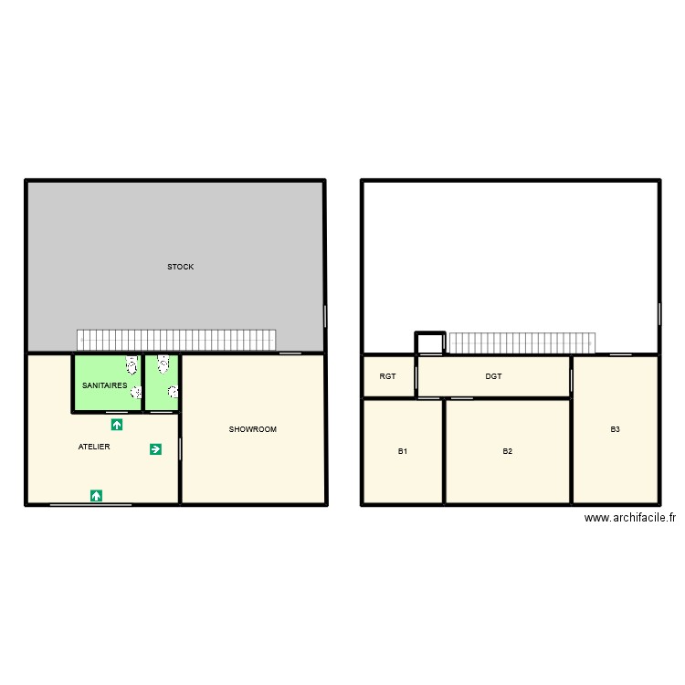 UNICS. Plan de 11 pièces et 283 m2