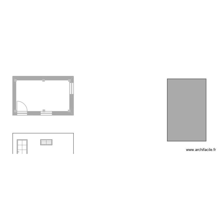 abri jardin. Plan de 