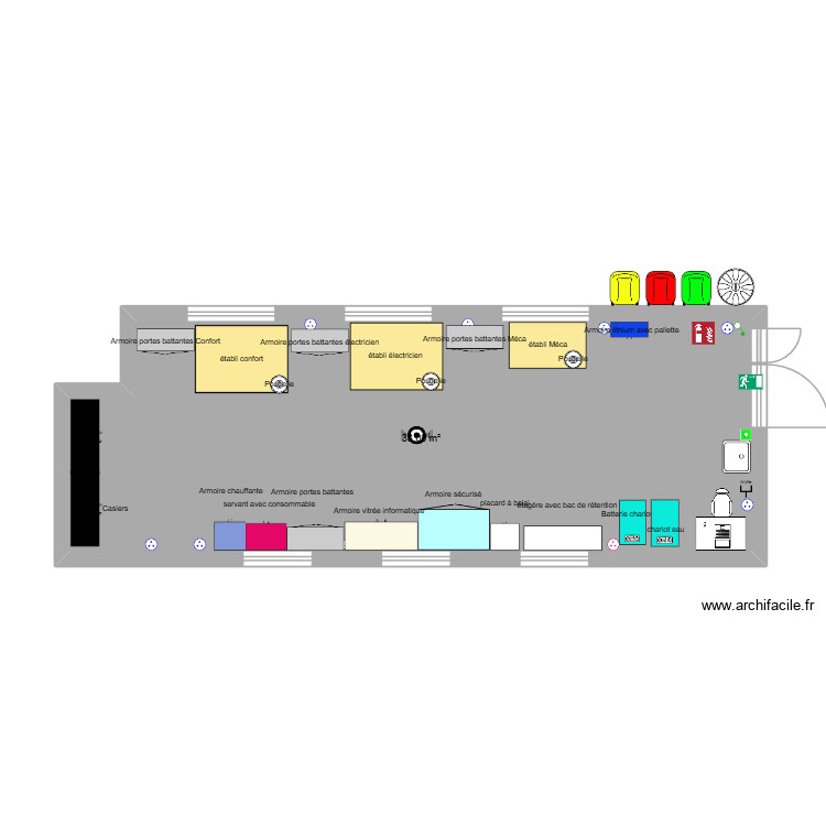 Atelier haut 2. Plan de 0 pièce et 0 m2