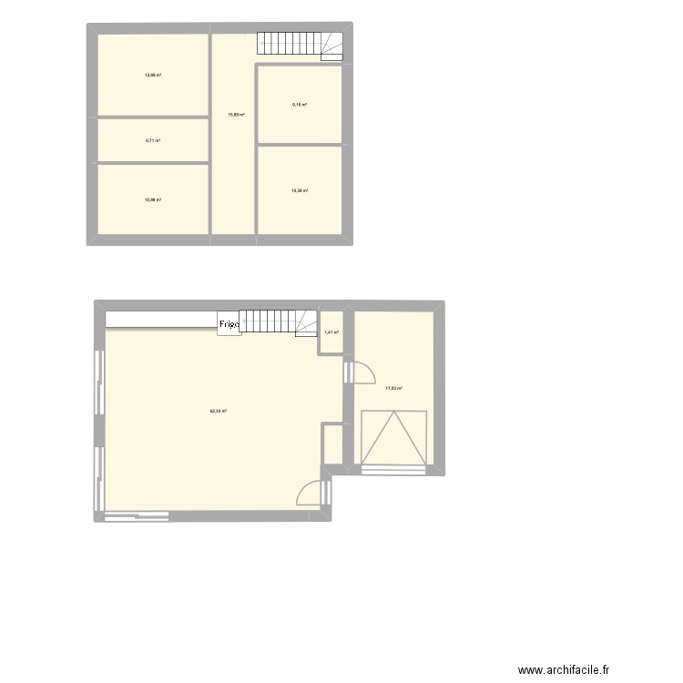 evolia11. Plan de 9 pièces et 146 m2