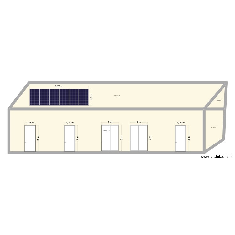 SINODINOS DP4. Plan de 4 pièces et 178 m2
