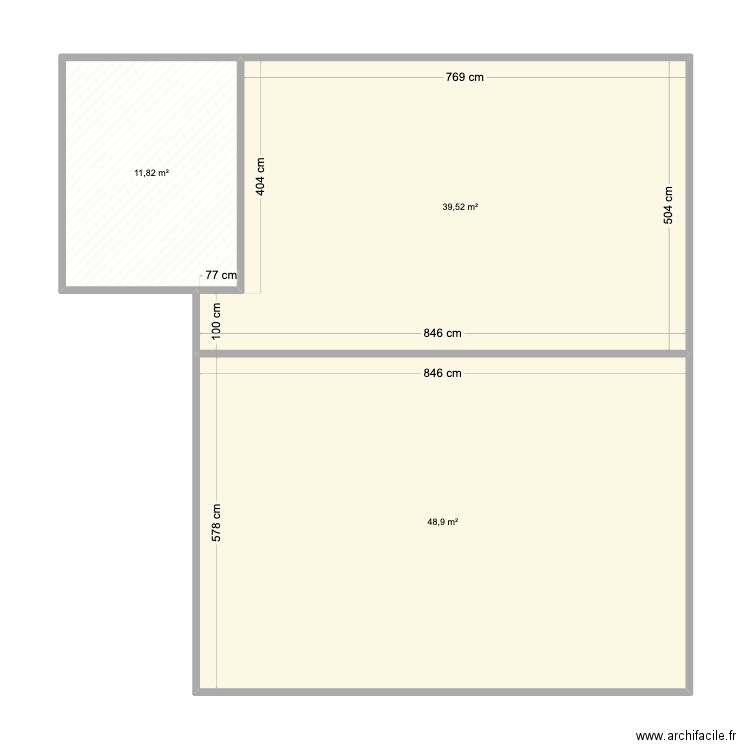 mezzanine open space. Plan de 0 pièce et 0 m2