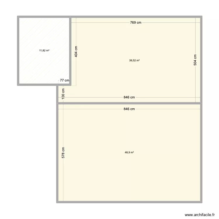 mezzanine open space. Plan de 