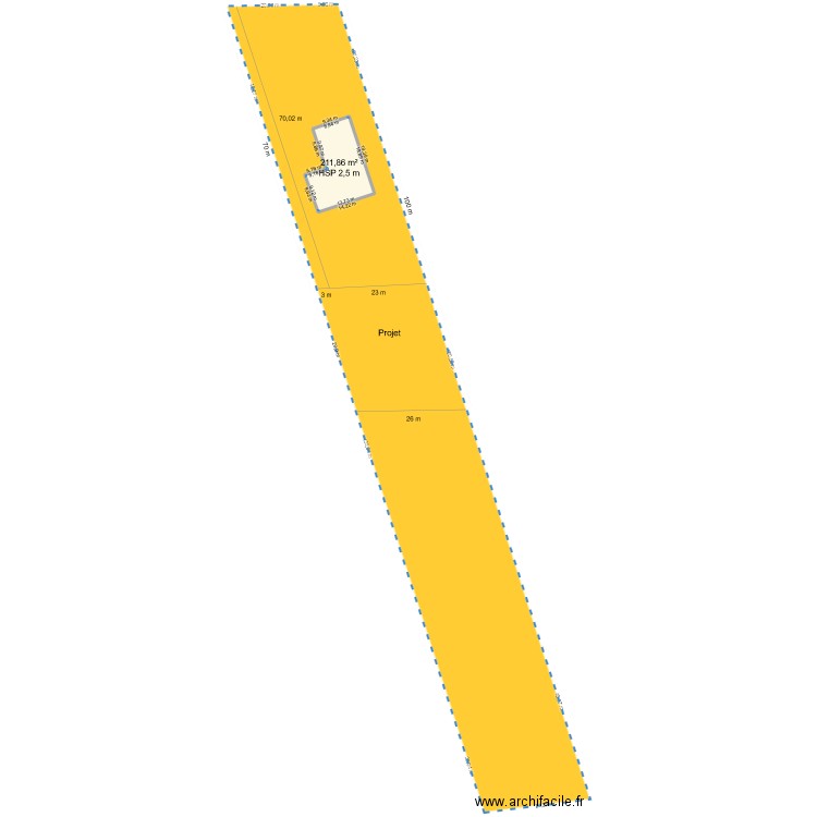 maison 3 plan de masse. Plan de 1 pièce et 212 m2